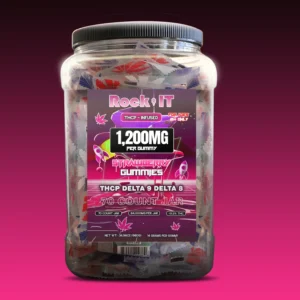 1200MG Strawberry THCP-D10 Jar (70 Count)